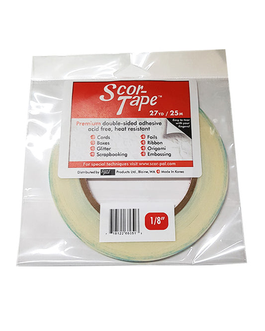 Scor Pal Products - Scor-Tape - Double-Sided Adhesive Tape -  1/2"