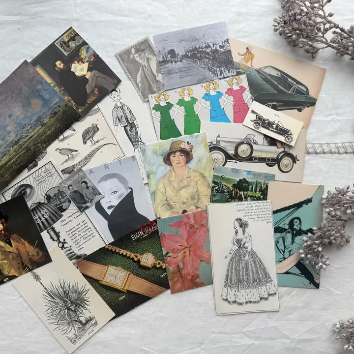 A House Of Books - Handmade Stickers - Authentic Vintage - 20 pack