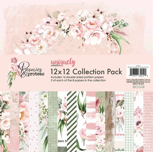 Uniquely Creative Peonies and Proteus 12 x 12 Collection Pack