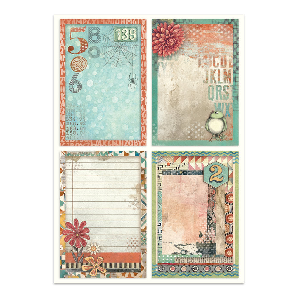 Stamperia - Furry Friends Collection - Junk journal stickers, cut-outs, backgrounds - Furry Friends