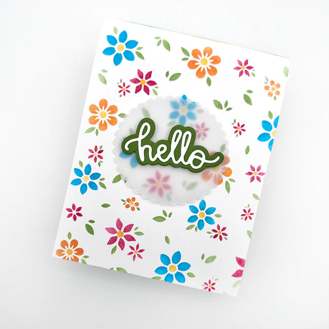 Elizabeth Moore Designs - Layered Stencils - Field Of Flowers