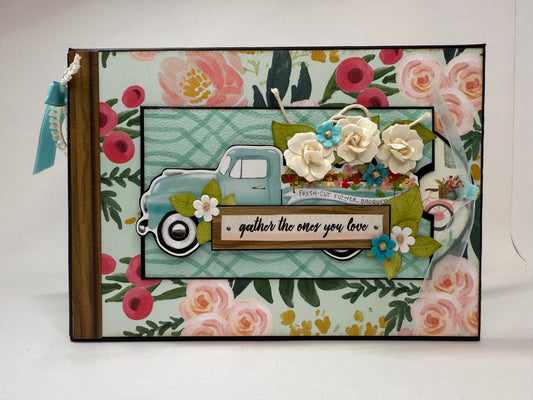 Flower Market Easy Peasy Mini Kit Album Class with Diane Iverson July 26th