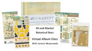 49 and Market - Botanical Buzz Album Kit by Janene Meyerwitz