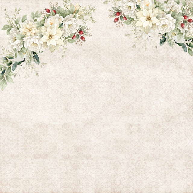 Uniquely Creative - Christmas Keepsakes Collection - 12 x 12 Double Sided Paper - Merry Little Things