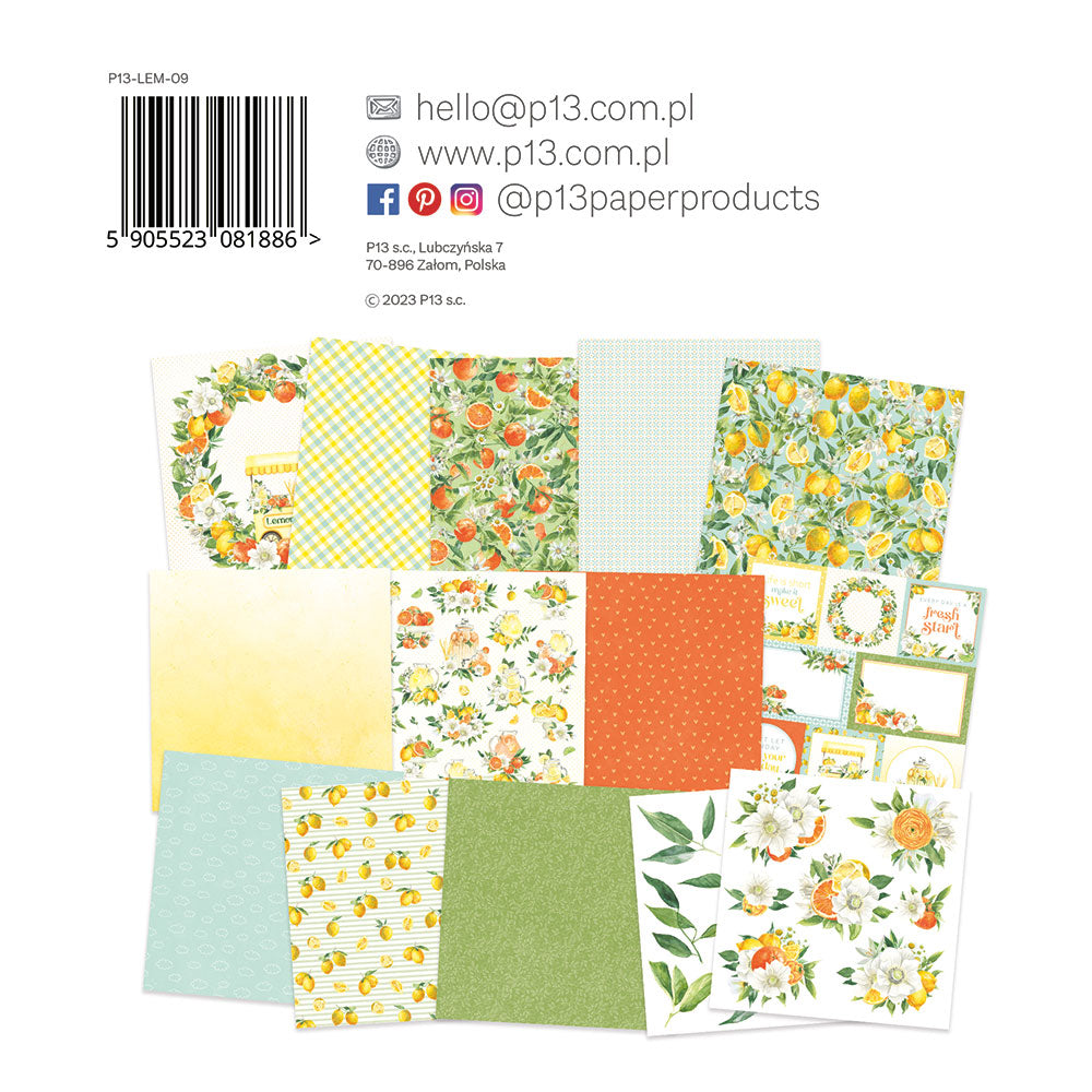 P13 - Fresh Lemonade Collection - 6 x 6 Paper Pad