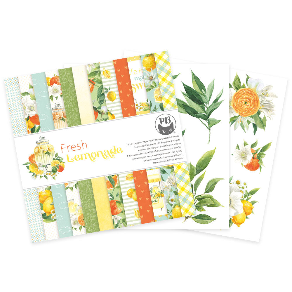 P13 - Fresh Lemonade Collection - 6 x 6 Paper Pad