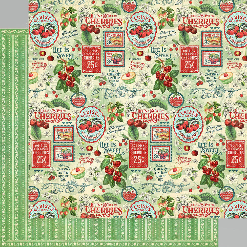 Graphic 45 - Life's a Bowl of Cherries Collection - 8x8 Collection Pack