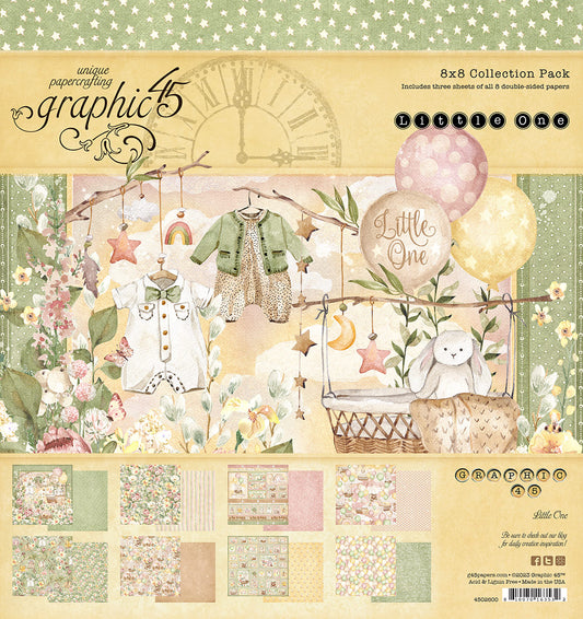 Graphic 45 - Little One Collection - 8 x 8 Paper Pack
