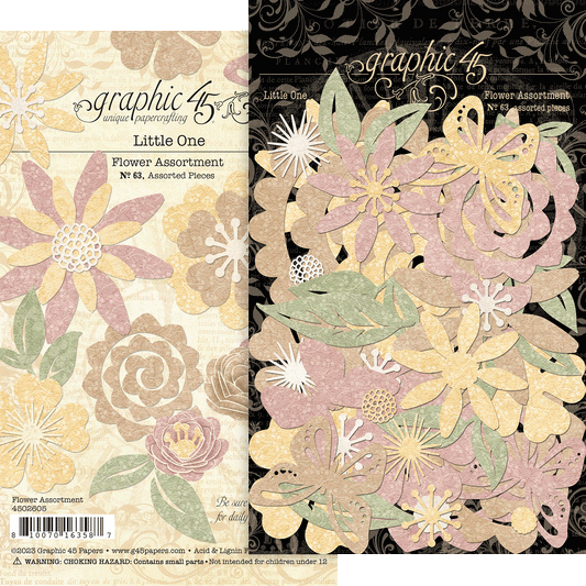 Graphic 45 - Little One Collection - Flower Assortment