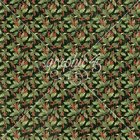 Graphic 45 - Merry & Bright Collection - 12 x 12 Double Sided Paper - Holiday Wishes