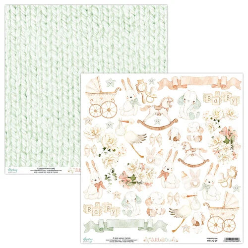 Mintay - Little One Collection - 12 x 12 Double-Sided Paper - Sheet 09