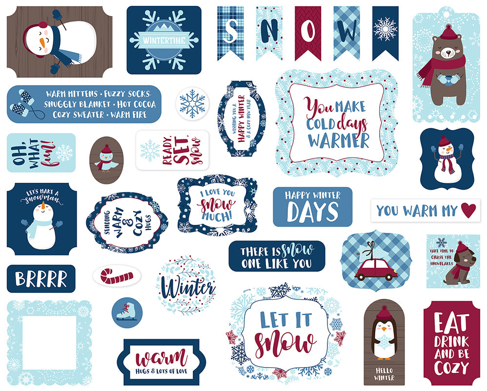 Echo Park - My Favorite Winter Collection - Ephemera