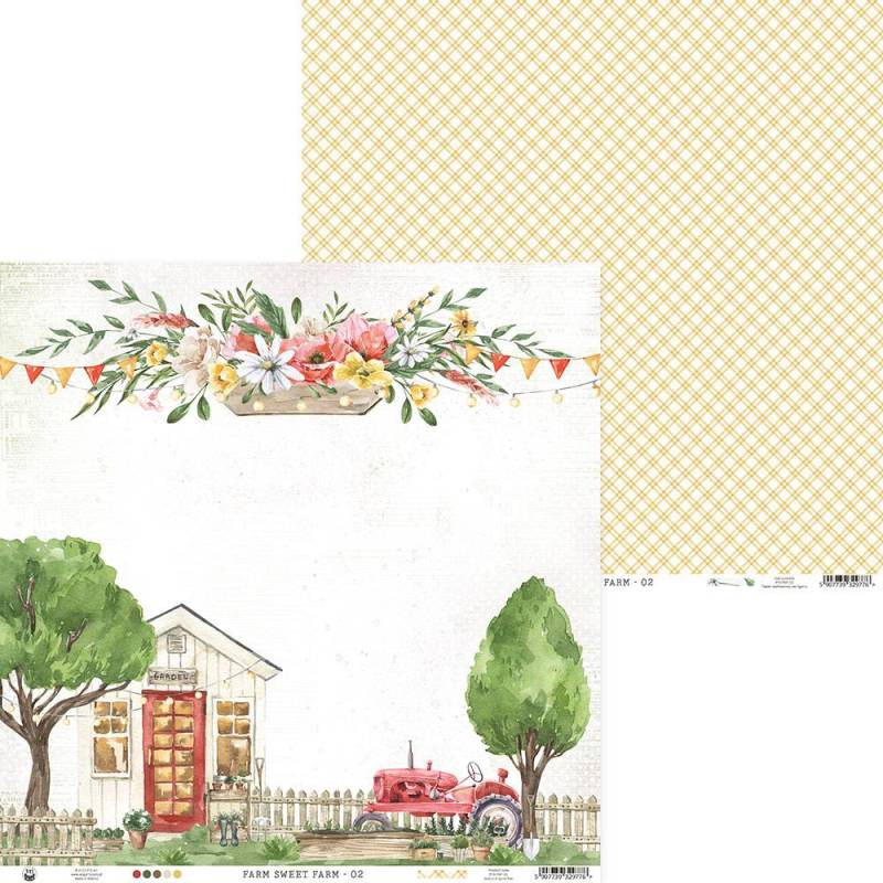 P13 - Farm Sweet Farm Collection - 12 x 12 Double Sided Paper - 02