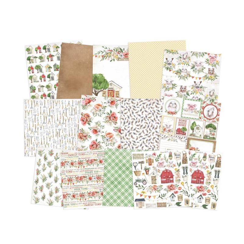 P13 FARM SWEET FARM 12 X 12 PAPER PAD