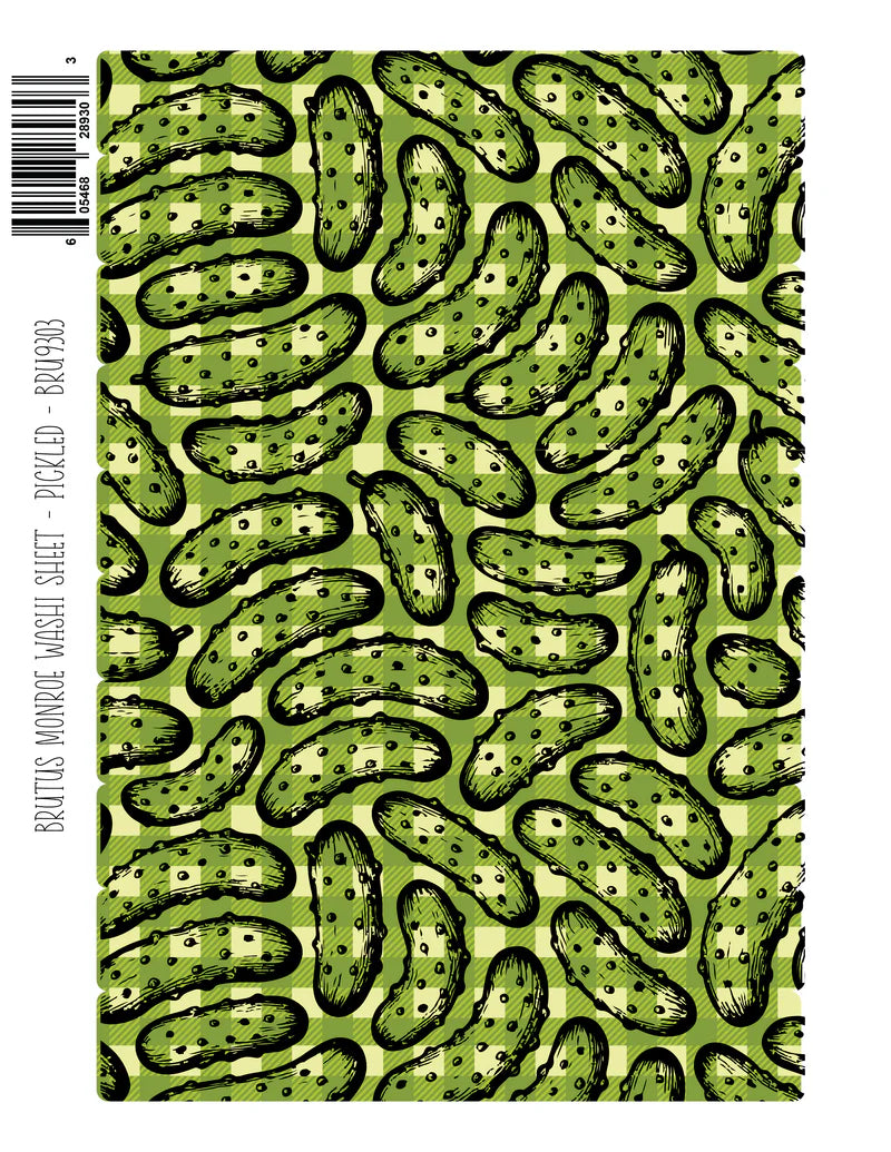 Brutus Monroe - Pickled | DuoFoil Washi Sheet