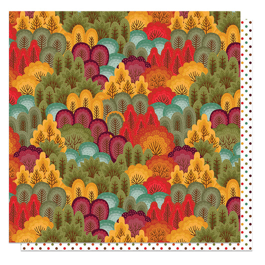 PhotoPlay - Autumn Vibes Collection - 12 x 12 Double-Sided Paper - Crunchy Leaves