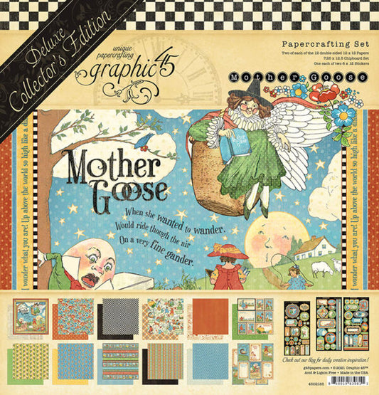 Graphic 45 - Mother Goose Collection - 12 x 12 Deluxe Collector's Edition