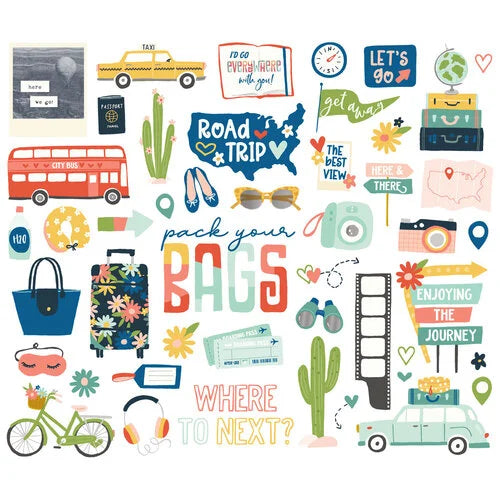 Simple Stories Pack Your Bags Bits & Pieces