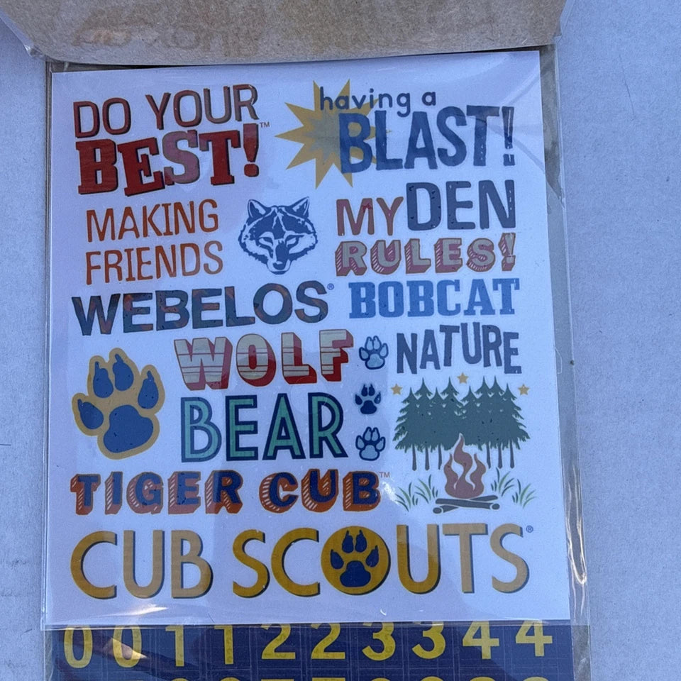 K and Company - Boy Scouts Cub Scout Embellishment Flip Pack