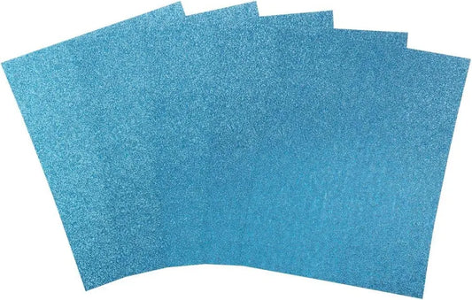 Harmony Paper Company - Diamond Chic Glitter - 8.5" x 11" - Turquoise (Pack of 20