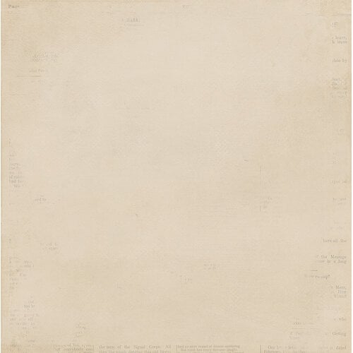 PhotoPlay - Christmas Junque - 12 x 12 Double-Sided Cardstock - Solids Plus - Cream / Green Plaid