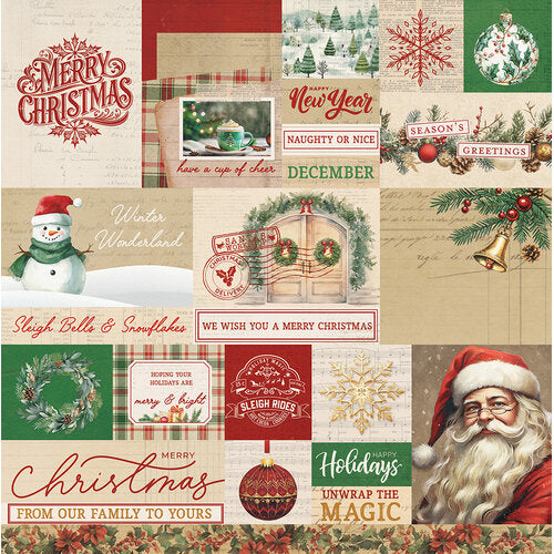 PhotoPlay - Christmas Junque - 12 x 12 Double-Sided Cardstock - Unwrap the Magic