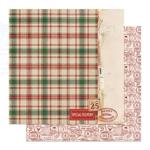 PhotoPlay - Christmas Junque - 12 x 12 Double-Sided Cardstock - Christmas Time