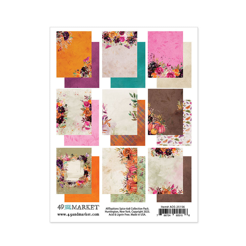 49 And Market - ARToptions Spice Collection - 6 x 8 Collection Pack