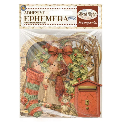 Package of Stamperia Silent Night Adhesive Ephemera