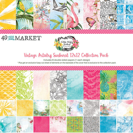 49 and Market - Vintage Artistry Sunburst Collection - 12 x 12 Collection Pack - Classics