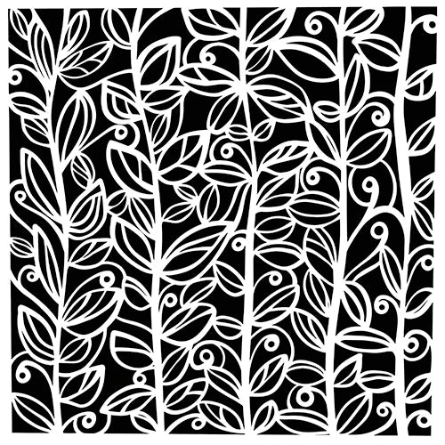 The Crafter's Workshop - 6 x 6 Stencil - Leafy Vines