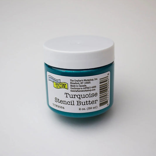 The Crafter's Workshop -   Stencil Butter 2 oz -Turquoise