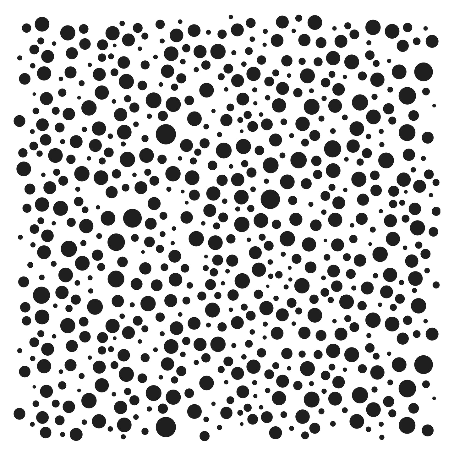 The Crafter's Workshop - 6 x 6 Stencil - Random Bubbles