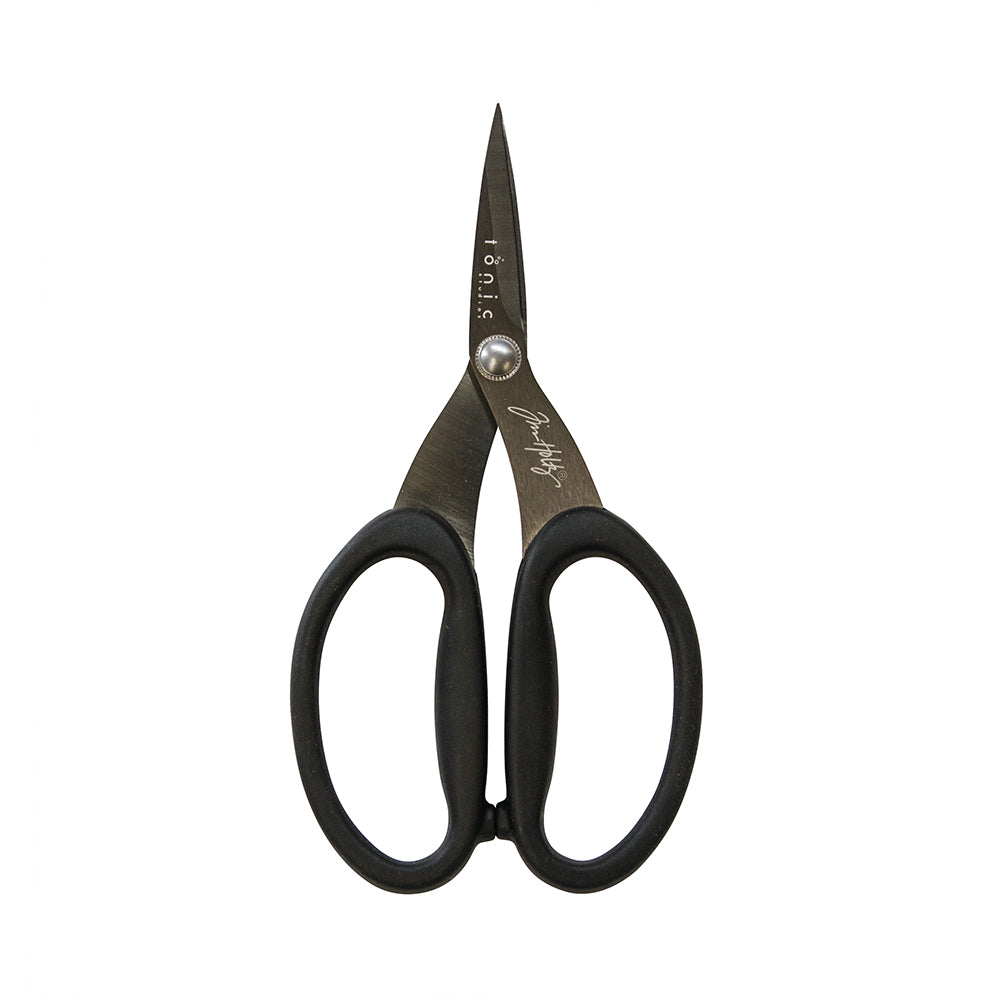 Tonic Studios - Tim Holtz - Titanium Non-Stick Micro Serrated Scissors - 7 Inches