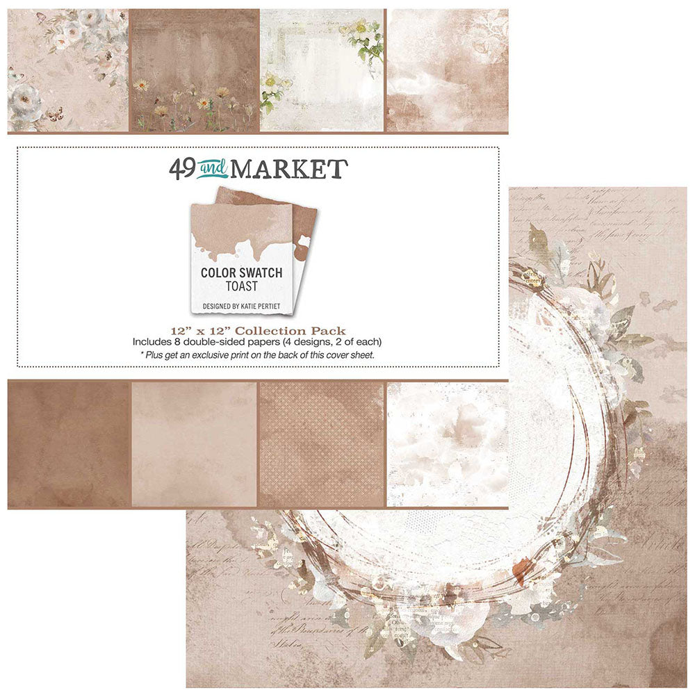 49 and Market - Color Swatch Toast Collection - 12x12 Collection Pack