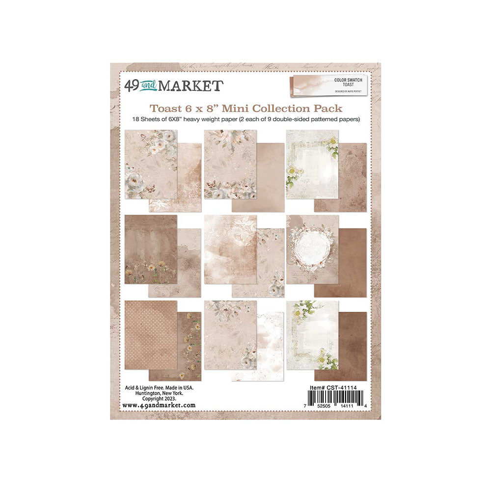 49 and Market - Color Swatch Toast Collection - 6x8 Collection Pack