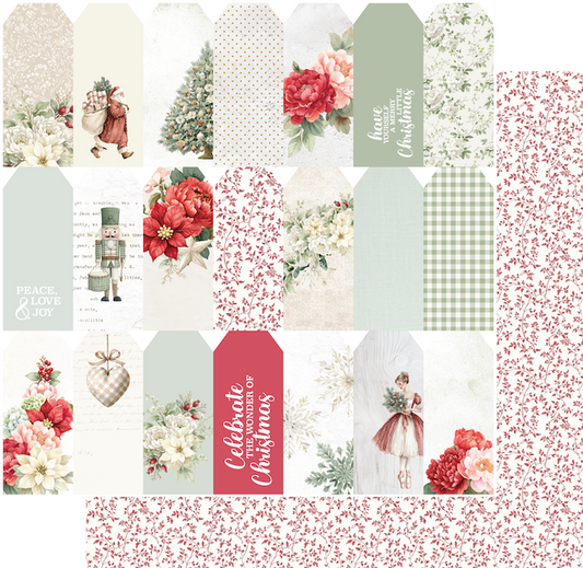 Uniquely Creative - Christmas Keepsakes Collection - 12 x 12 Double Sided Paper - Home For The Holidays