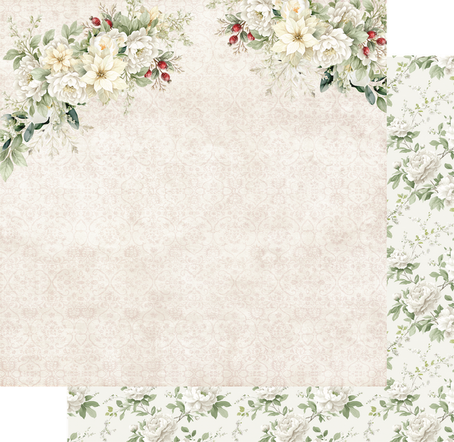 Uniquely Creative - Christmas Keepsakes Collection - 12 x 12 Double Sided Paper - Merry Little Things